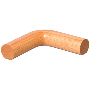 1-1/2" Handrail: 90-Degree Level Quarter Turn Fitting for Flat Bottom or Full Round Handrails (7023-1500FB, 7023-1500)