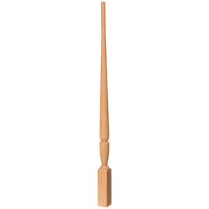Bunker Hill 1-3/4" 1234F Elegant Rise FLUTED Pin Top Baluster (1234F, 1238F, 1242F)