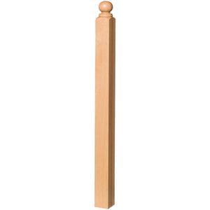 Contemporary 3-1/2" Newel w/Ball Top (4004BT, 4005BT, 4006BT)
