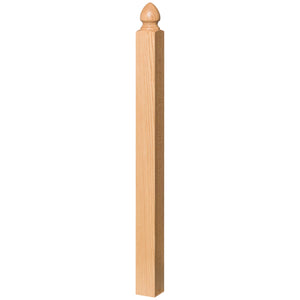 Contemporary 3-1/2" 4004 Tear Drop Turned Newel (4004, 4005, 4006)