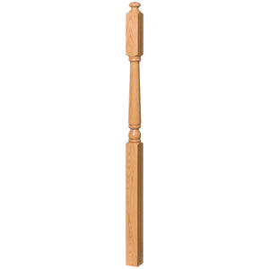 Colonial 3" x 60" 4045A 10" Long Block Turned Newel (4045A, 4045AF)