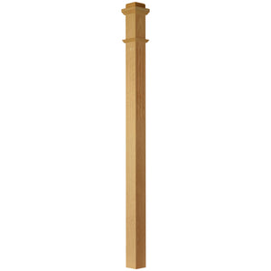 American 3-1/2" x 58" 4075F FLUTED Box Newel