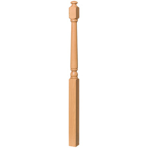 Colonial 3-1/4" 4180 Turned Newel (4180, 4182, 4183, 4188)