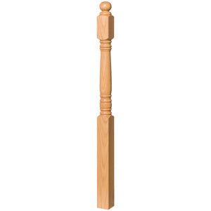 Hampton 3-1/2" 4500LT Short Block Turned Newel (4500LT, 4504LT)