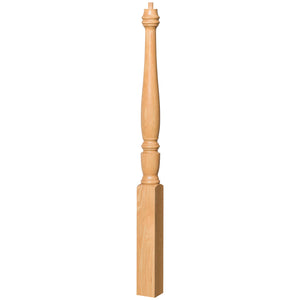 Georgia 3" x 43" 4710 Pin Top Turned Newel (4710, 4710F, 4710T)
