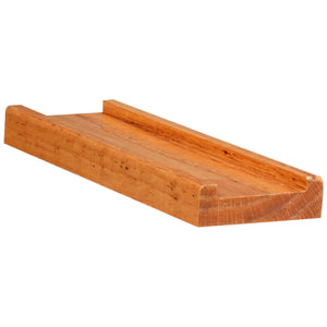 Contemporary 2-1/2"W x 3/4"H 6001-S Shoe Rail w/1-3/4" Plow & Fillet (6001-S)