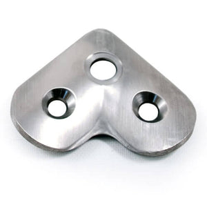 90 Degree Mounting Plate for Stainless Steel Handrail Supports (E011971, E011970)