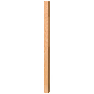 Contemporary 3" 4000-F Fluted Newel w/Chamfered Top (4000-48F, 4000-60F)