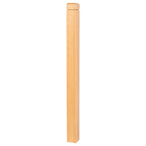 Farmhouse Series, 3-1/4" Newel, Chamfered Top with Groove (4502-48, 4502-54, 4502-60)