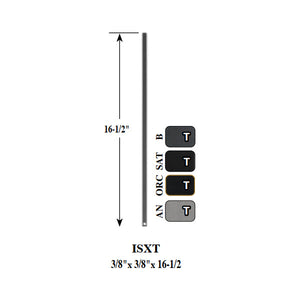 "Ole Iron Slides" Extension Bar (adds an extra 4 inches) (ISXT)