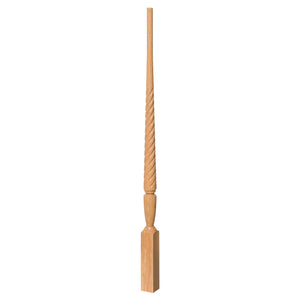 Bunker Hill 1-3/4" 1234T Elegant Rise TWISTED Pin Top Baluster (1234T, 1238T, 1242T)