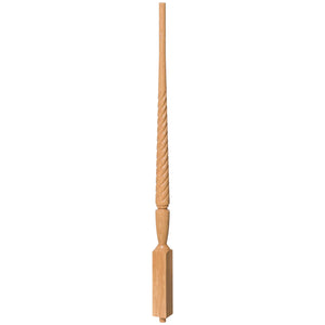Bunker Hill 1-3/4" Structural Rise TWISTED Pin Top Baluster (2015T)