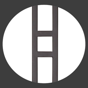 Contemporary Series 1/2" Square x 2 - 1/4" x 44"H Double Bar Hollow Iron Baluster (9087CS) - Stair Parts USA