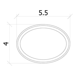 Handrail Terminating Wall Rosettes (Round, Square, Rectangle, Oval, Large Oval) - Stair Parts USA