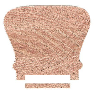 Large Traditional 2 - 5/8"W x 2 - 3/8"H 6210 Handrail w/1 - 1/4" Plow & Fillet - Stair Parts USA