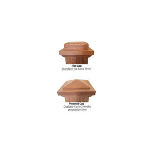 American 6-1/4" X 55" 4091RP Raised Panel Box Newel (4091RP, 4091DRP)