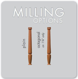 Contemporary 3" 4001 Newel (4001-48, 4001-60, 4001-72)