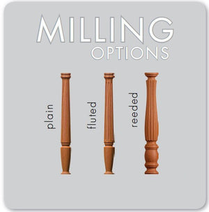 Country 3-1/4" 4670 Pin Top Turned Newel (4670, 4676)