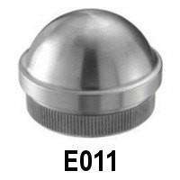 Interior Stainless Steel Semispherical End Cap for  Handrail
