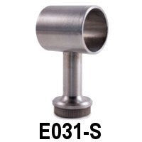 Stainless Steel Handrail Support / 2-3/4" Dia. x 1/2" Dia., For Tube 1 2/3" Dia. (E031-S)