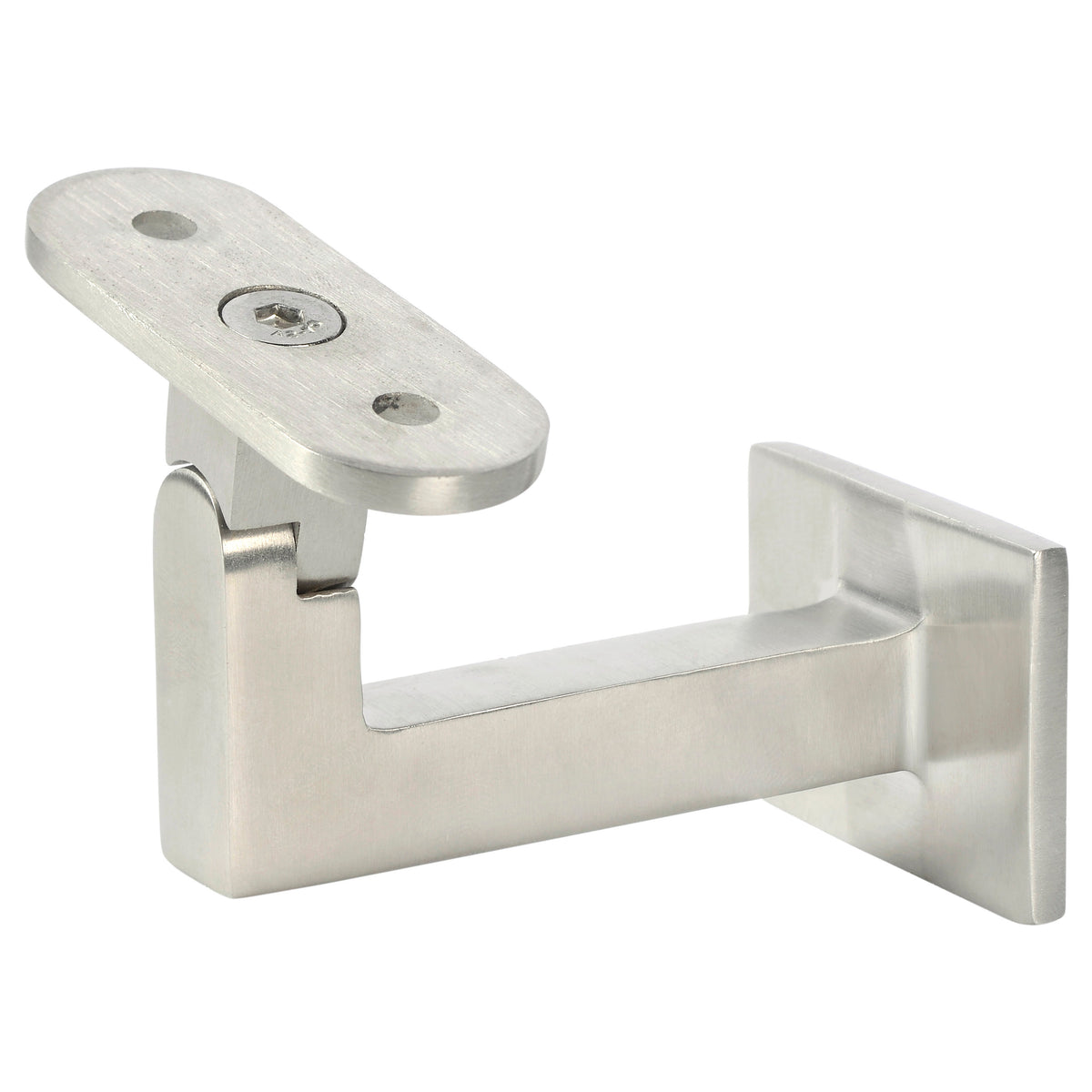 Contemporary Pivotable Handrail Bracket (1033, Satin Black or Stainless Steel finishes)