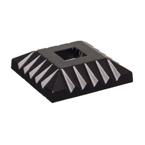 2" Flat Square Shoe for 1/2" Hollow Iron Baluster (9065FS) - Stair Parts USA