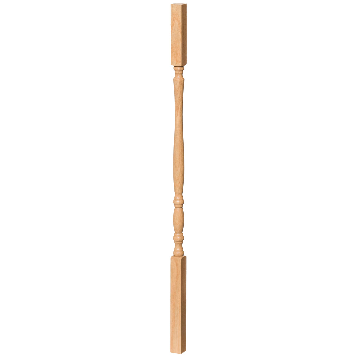 Utah 1-1/4&quot; 2200 Elegant Rise Square Top Baluster (Plain or Fluted)