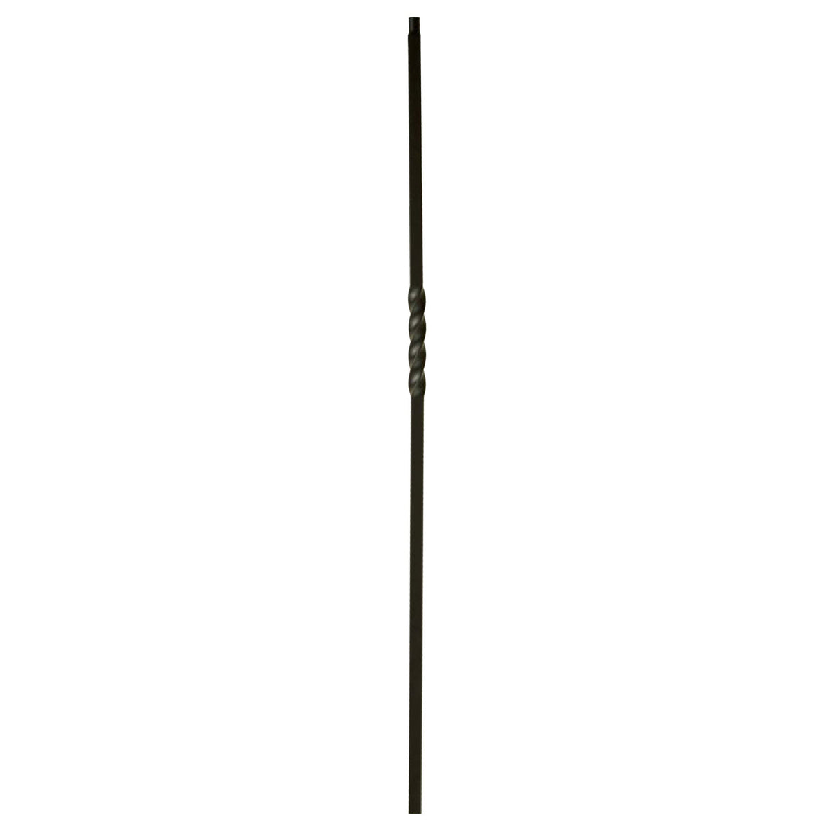 MEGA Series 3/4" Square x 44"H Single Twist Hollow Iron Baluster (MEGA-1TW)