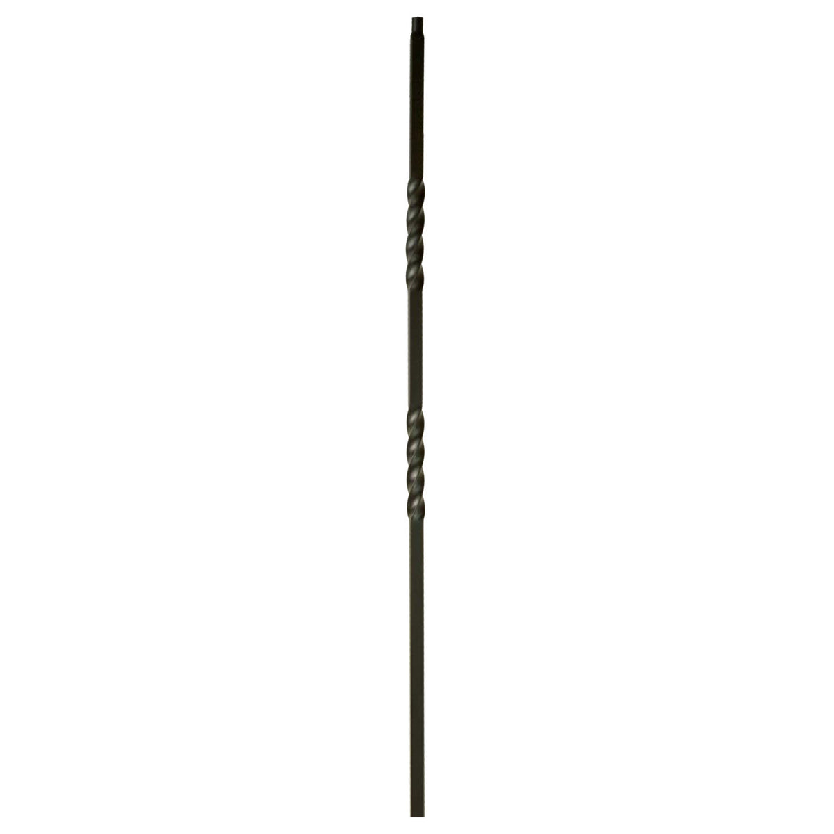 MEGA Series 3/4" Square x 44"H Double Twist Hollow Iron Baluster (MEGA-2TW)