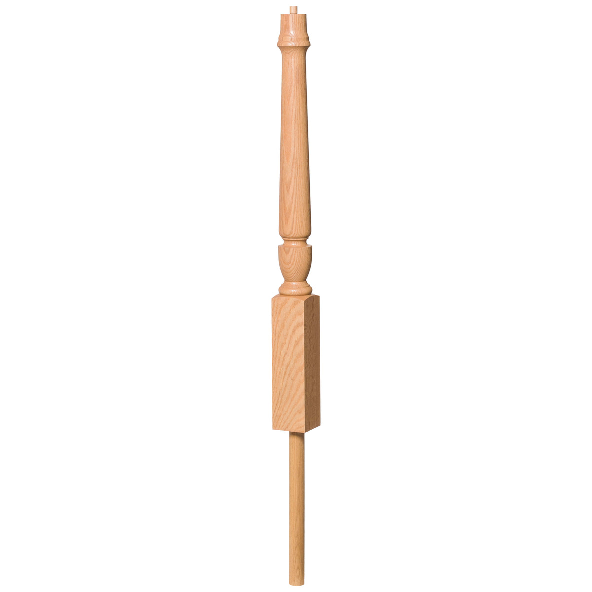 Bunker Hill 3-1/2&quot; 3012 Pin Top Turned Newel w/Adjustable Dowel (3012, 3012F, 3012T)