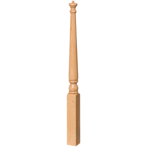 Colonial 3" 4010/4011 Pin Top Turned Newel (4010, 4011, 4010F, 4011F)