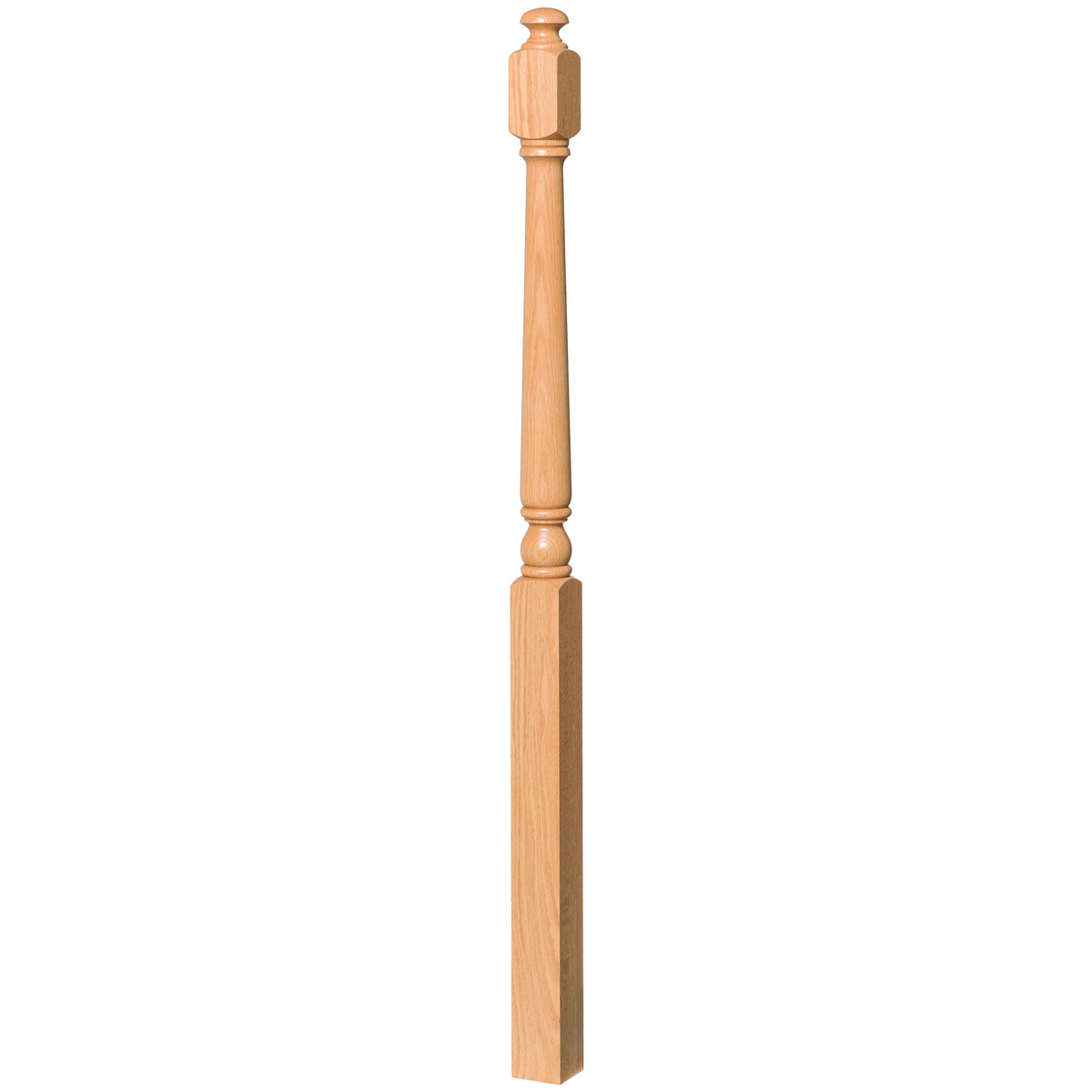 Colonial 3&quot; 4040A Turned Newel (4040A, 4042A, 4043A, 4048A)