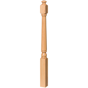 Colonial 3-1/4" 4180 Turned Newel (4180, 4182, 4183, 4188)