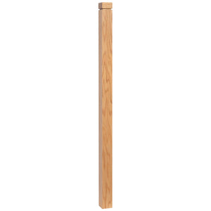 Farmhouse Series, 3-1/4" Newel, Flat Top with Groove (4202-48, 4202-54, 4202-60)