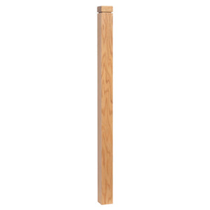 Farmhouse Series, 3-1/2" Newel, Flat Top with Groove (4302-48, 4302-54, 4302-60)