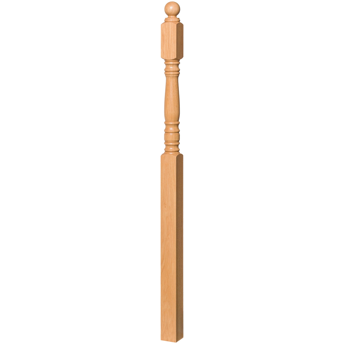 Hampton 3" 4300 Turned Newel w/Ball Top (4300, 4304, 4308)