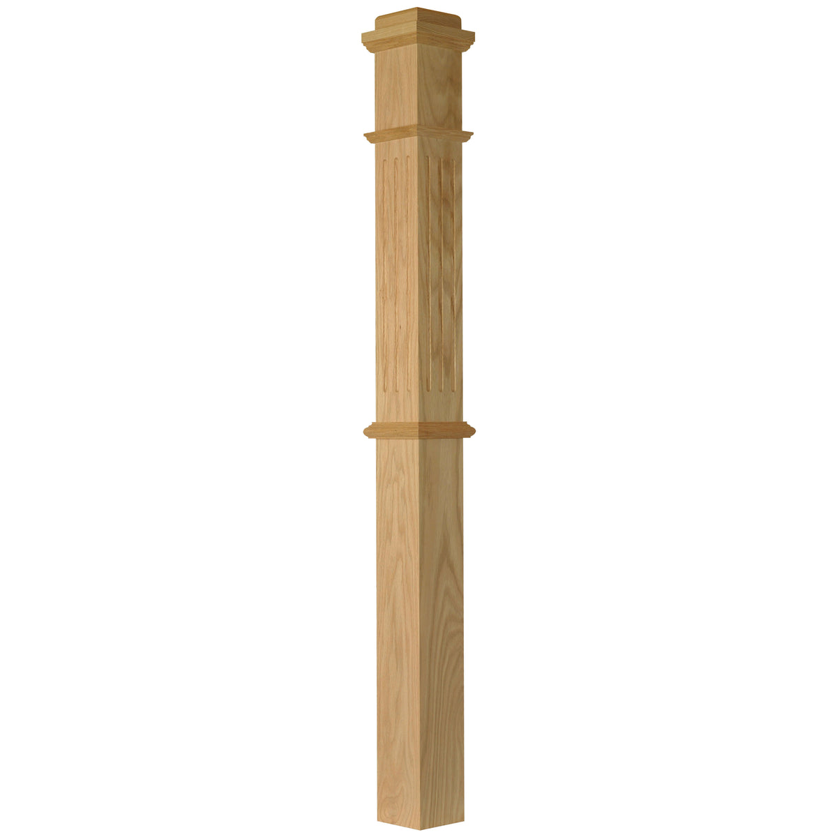 American 4-3/4&quot; x 62&quot; 4375F FLUTED Box Newel (4375F)
