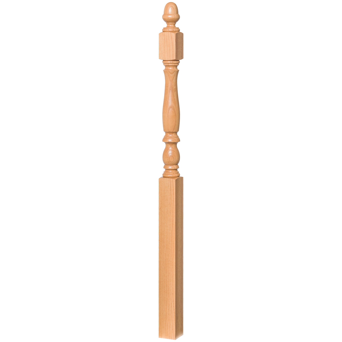 Country 3-1/4" 4600 Turned Newel w/Acorn Top (4600, 4604)