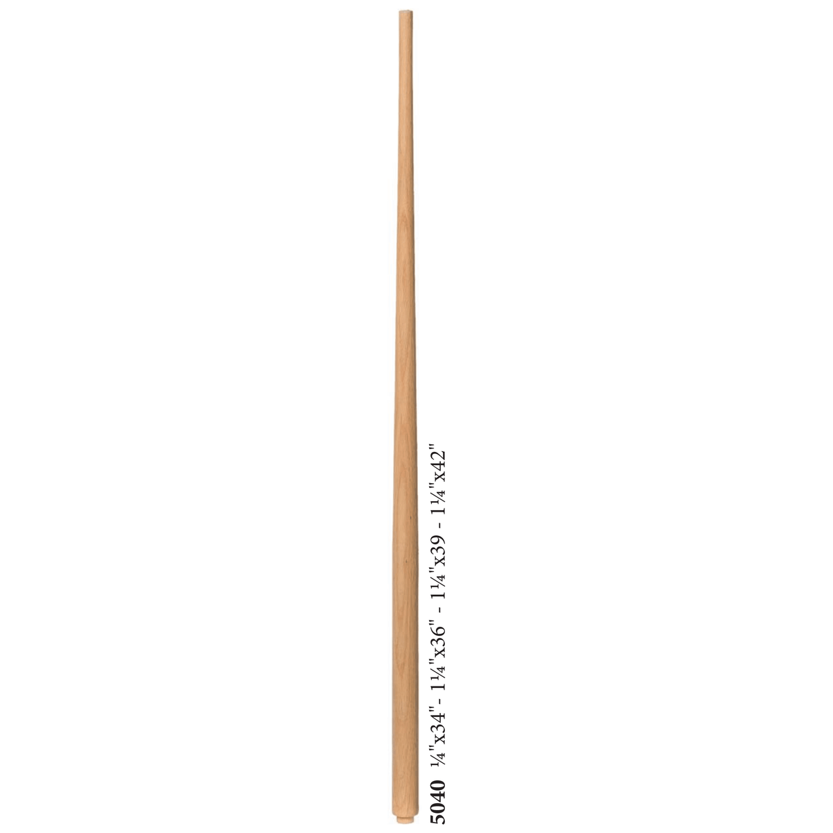 Colonial 1-3/16&quot; 5040 Tapered Structural Rise Pin Top Baluster