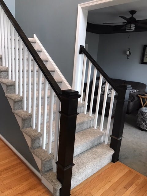 6000: Contemporary Small 2 - 13/16&quot;W x 1 - 5/8&quot;H Handrail w/1 - 1/4&quot; Plow &amp; Fillet (6000) - Stair Parts USA