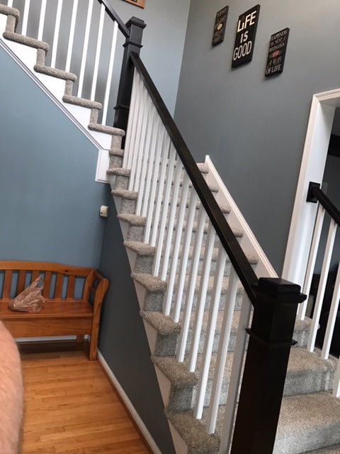 6000: Contemporary Small 2 - 13/16&quot;W x 1 - 5/8&quot;H Handrail w/1 - 1/4&quot; Plow &amp; Fillet (6000) - Stair Parts USA