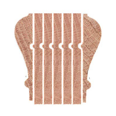 Traditional 2-1/4&quot;W x 2-3/8&quot;H 6010 Bending Handrail (6010B)