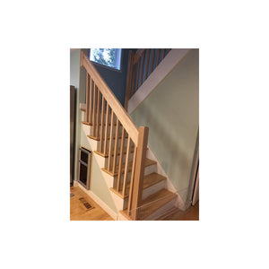 Contemporary 3" 4000-48 Turned Newel w/Chamfered Top