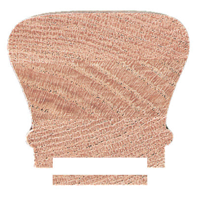 Large Traditional 2-5/8&quot;W x 2-3/8&quot;H 6210 Handrail w/1-1/4&quot; Plow &amp; Fillet