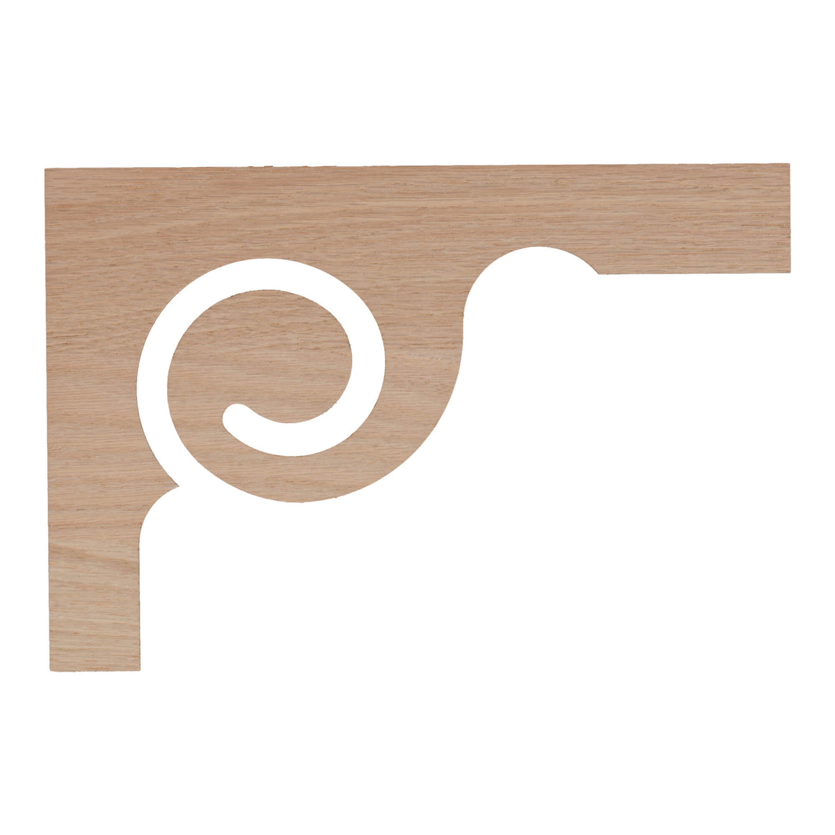 7029: Decorative Stair Tread Bracket / Scroll (11 - 1/2&quot;W x 7 - 3/4&quot;H x 5/16&quot;) - Stair Parts USA