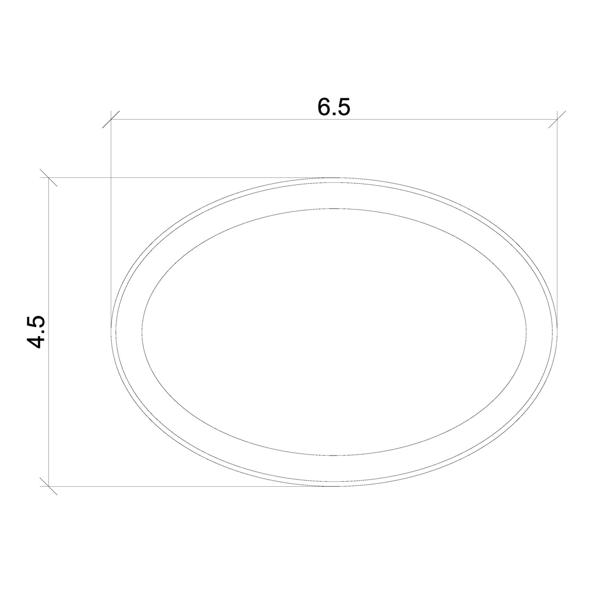 Handrail Terminating Wall Rosettes (Round, Square, Rectangle, Oval, Large Oval)