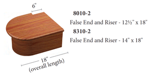 False End Starting Step & Riser - Standard Size - 8010-2