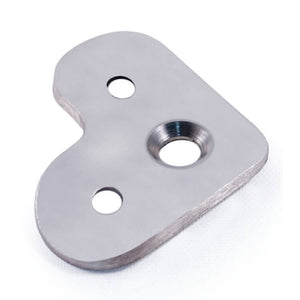90 Degree Mounting Plate for Stainless Steel Handrail Supports (E011971, E011970) - Stair Parts USA