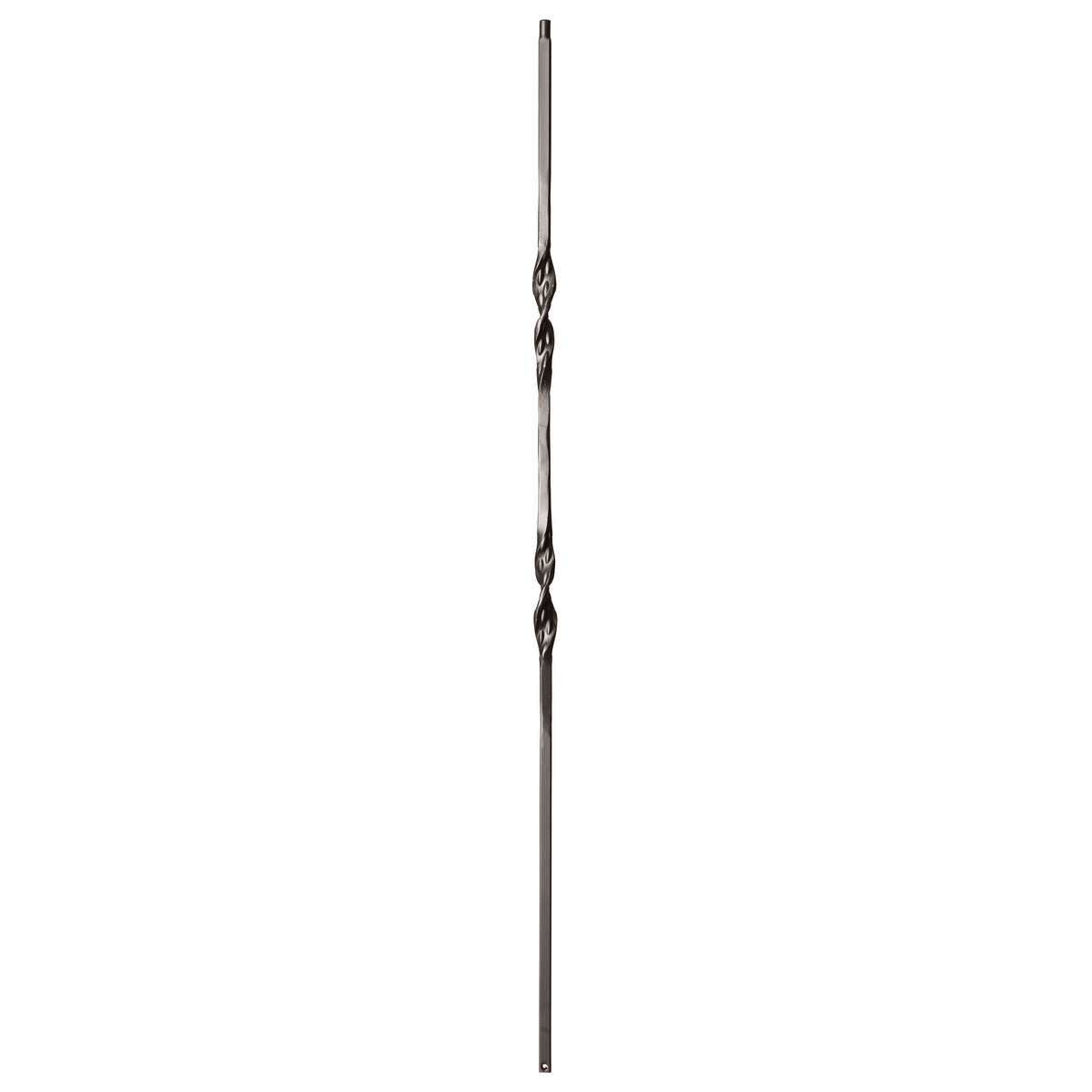 Ribbon Series 1/2&quot;Square x 44&quot;H Double Ribbon Hollow Iron Baluster (9011RS)