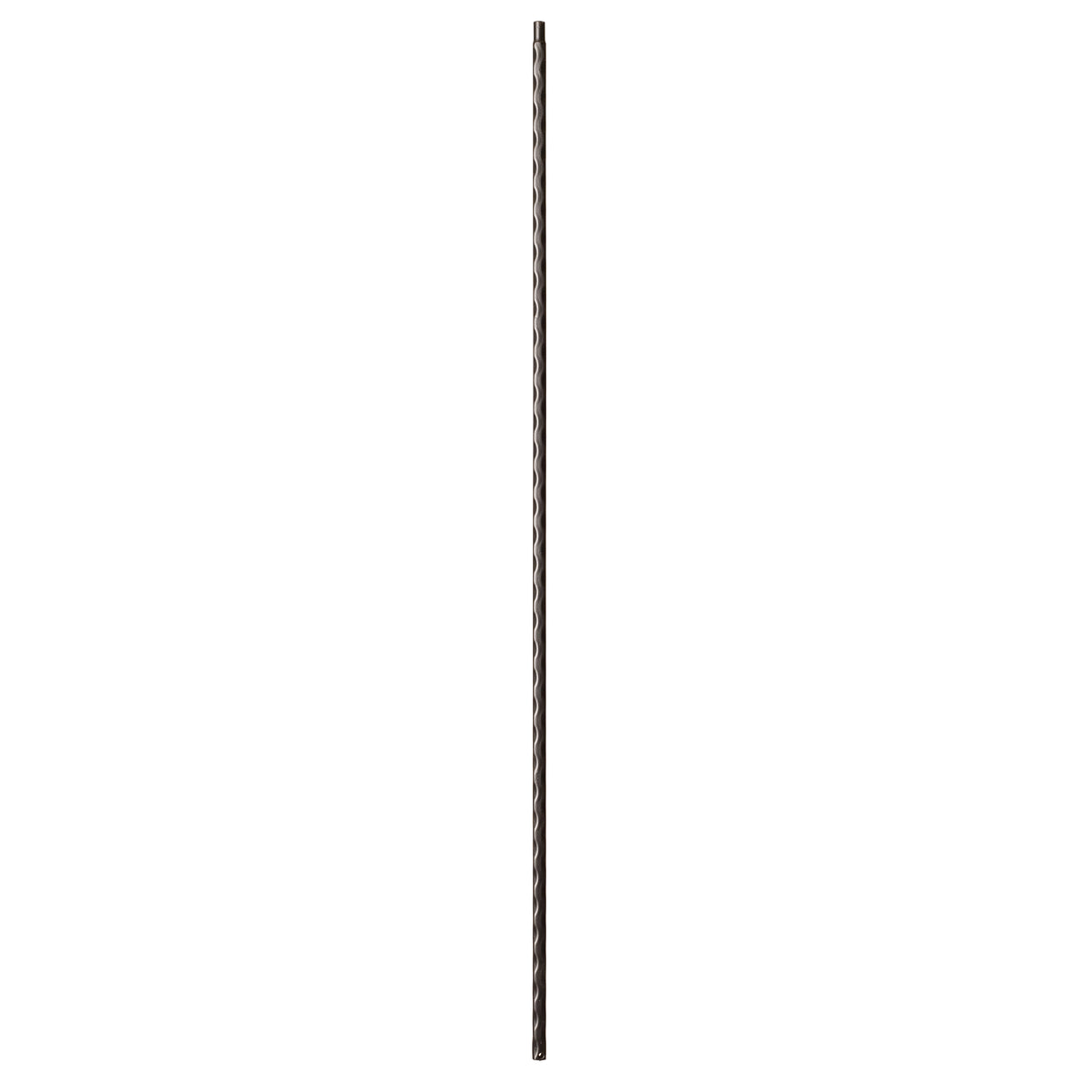 Hammered Edge Series 9/16" Square x 44"H Plain Bar with Hammered Edge Hollow Iron Baluster (9020HE)